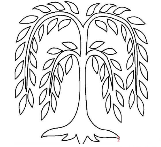 怎么畫(huà)柳樹(shù)簡(jiǎn)單畫(huà)法簡(jiǎn)筆畫(huà)圖片