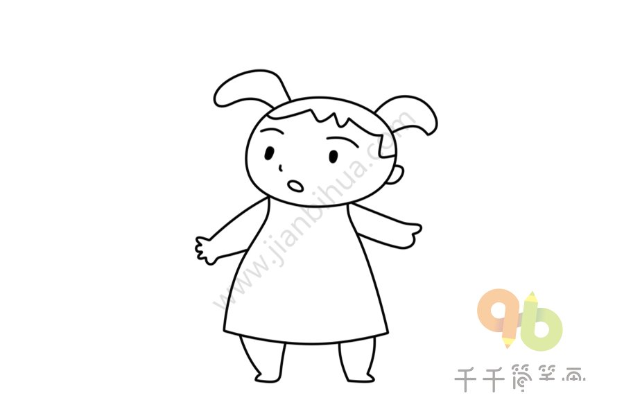 嬰兒簡(jiǎn)筆畫(huà)添加細(xì)節(jié)