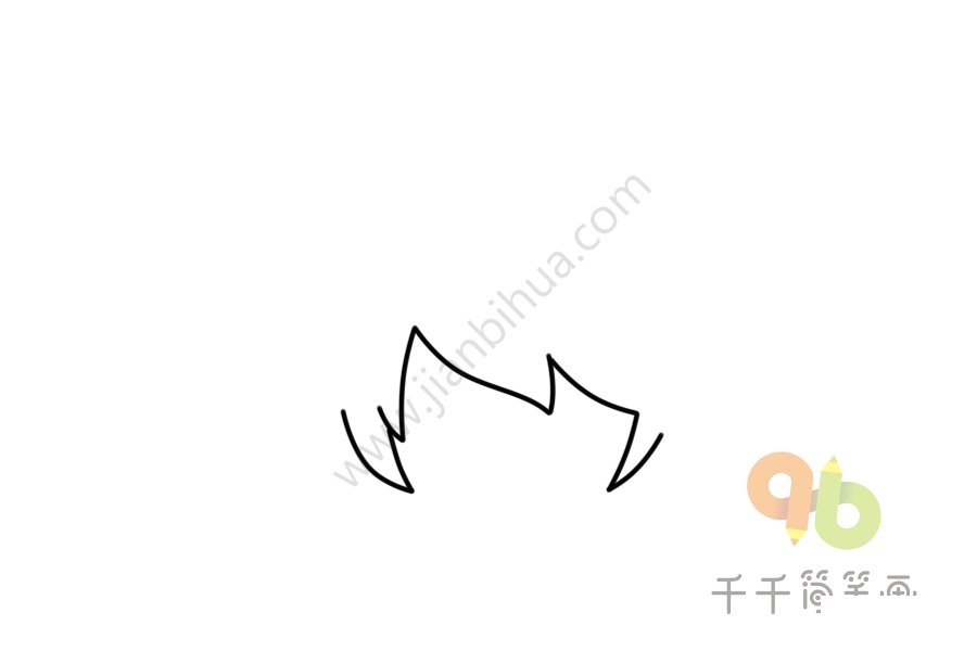簡單的男孩頭像簡筆畫教程