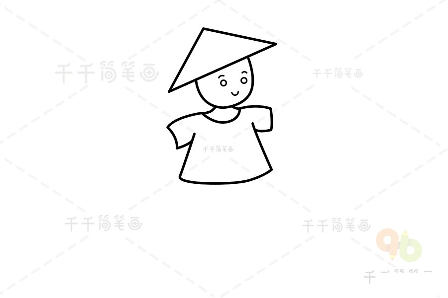 稻草人簡筆畫