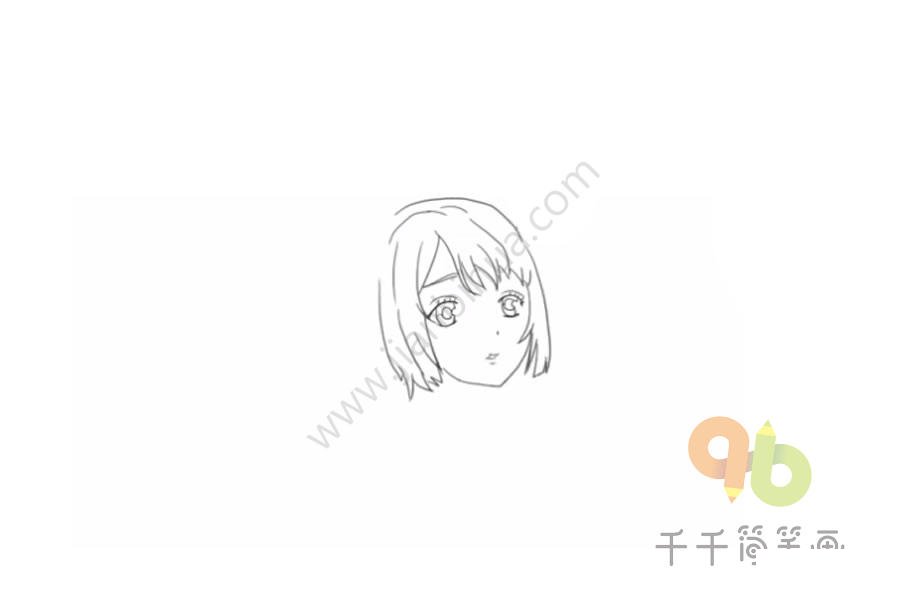 涂山蘇蘇簡筆畫