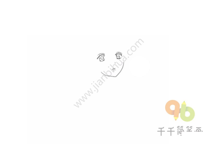 涂山蘇蘇簡筆畫
