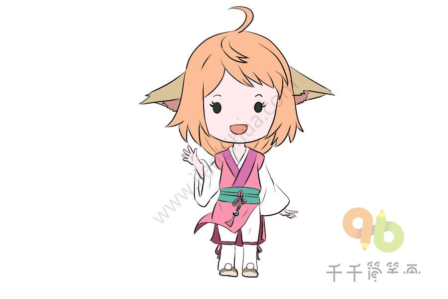 狐妖小紅娘涂山蘇蘇簡(jiǎn)筆畫