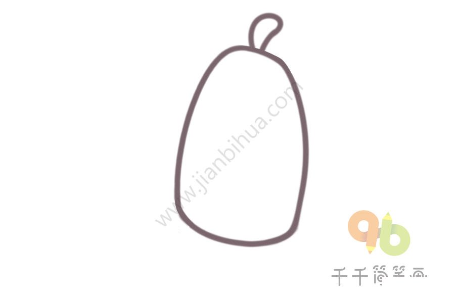 獨(dú)眼小怪獸簡(jiǎn)筆畫步驟圖3