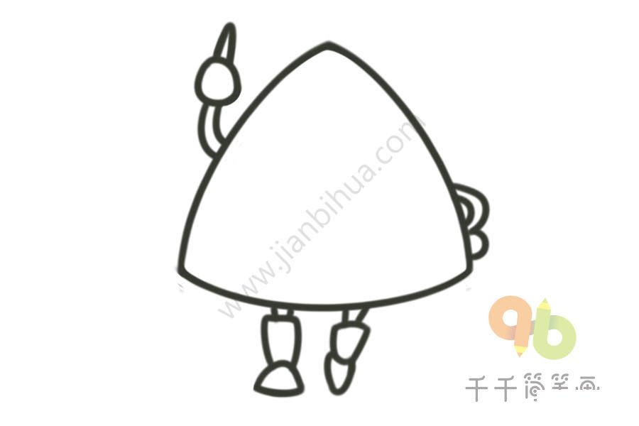 獨(dú)眼小怪簡筆畫步驟圖 4