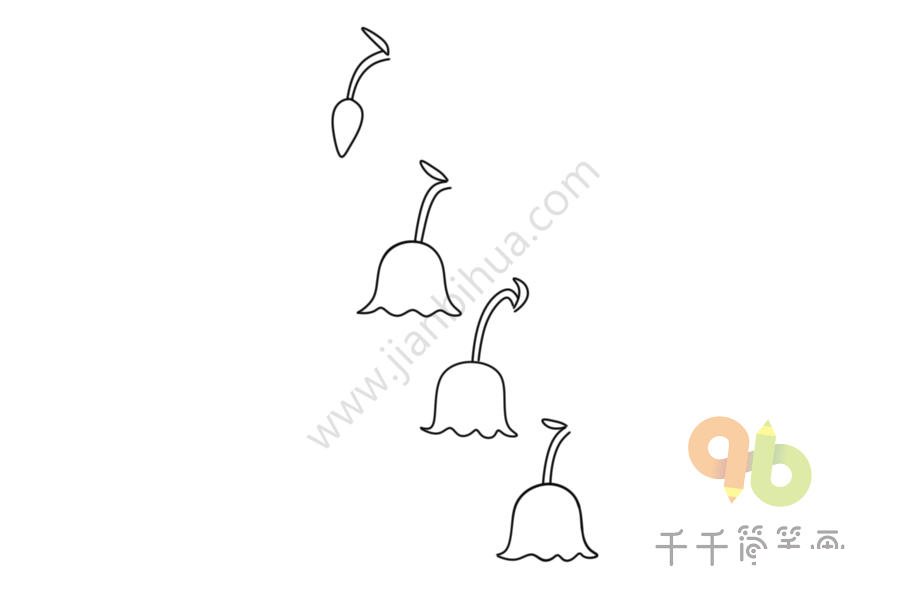 鈴蘭簡筆畫