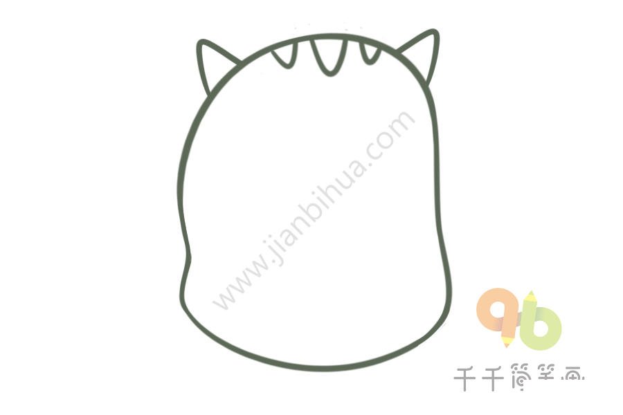 獨(dú)眼龍簡(jiǎn)筆畫步驟圖4