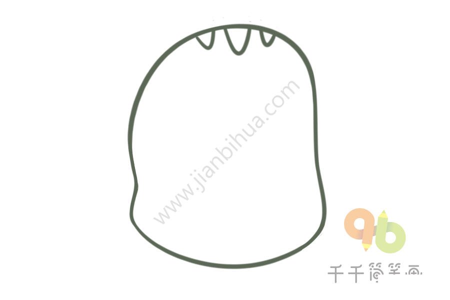 獨(dú)眼龍簡(jiǎn)筆畫步驟圖3