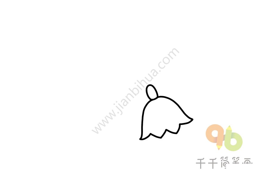 畫出鈴蘭的花朵