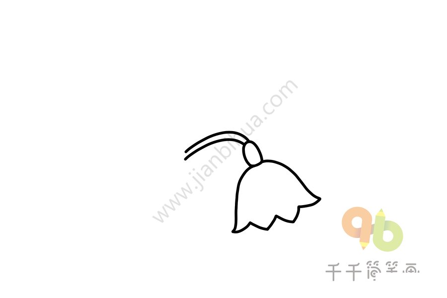 畫出花莖