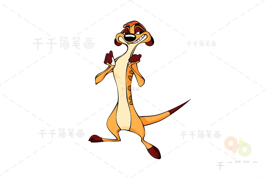 獅子王動(dòng)畫丁滿插畫