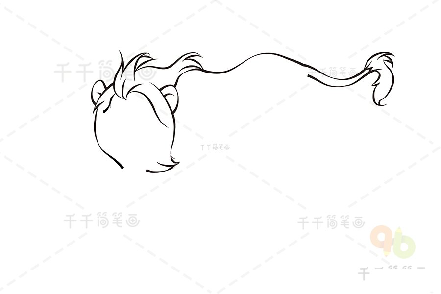 刀疤簡(jiǎn)筆畫(huà)教程