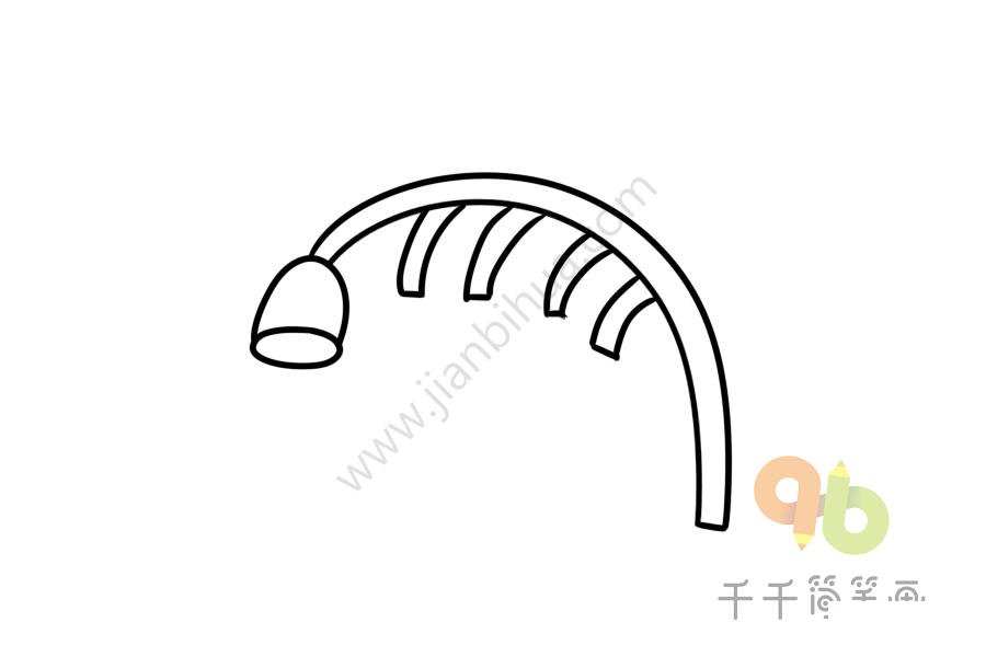 鈴蘭簡筆畫步驟圖五