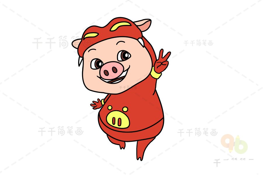 豬豬俠簡(jiǎn)筆畫