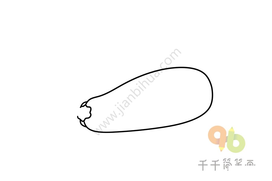 西葫蘆簡(jiǎn)筆畫教程圖片四