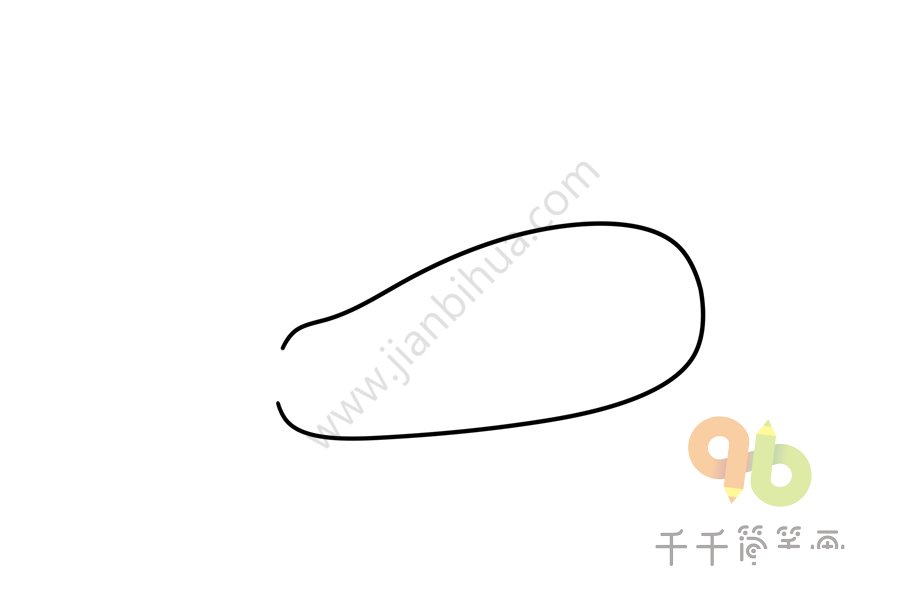 西葫蘆簡(jiǎn)筆畫教程圖片三