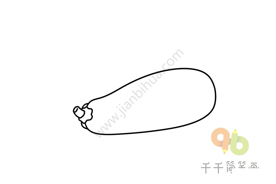 西葫蘆簡(jiǎn)筆畫教程圖片五