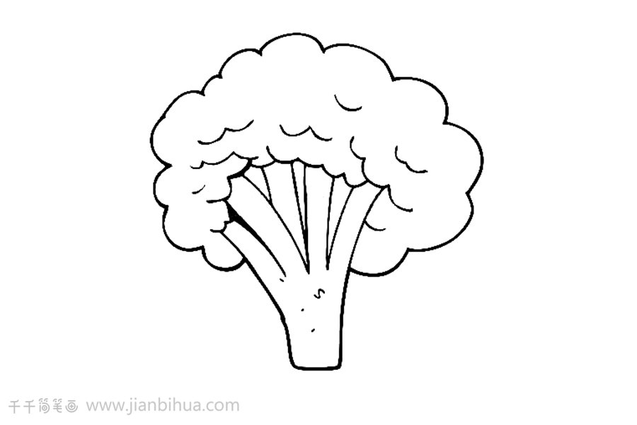 西藍(lán)花簡(jiǎn)筆畫教程