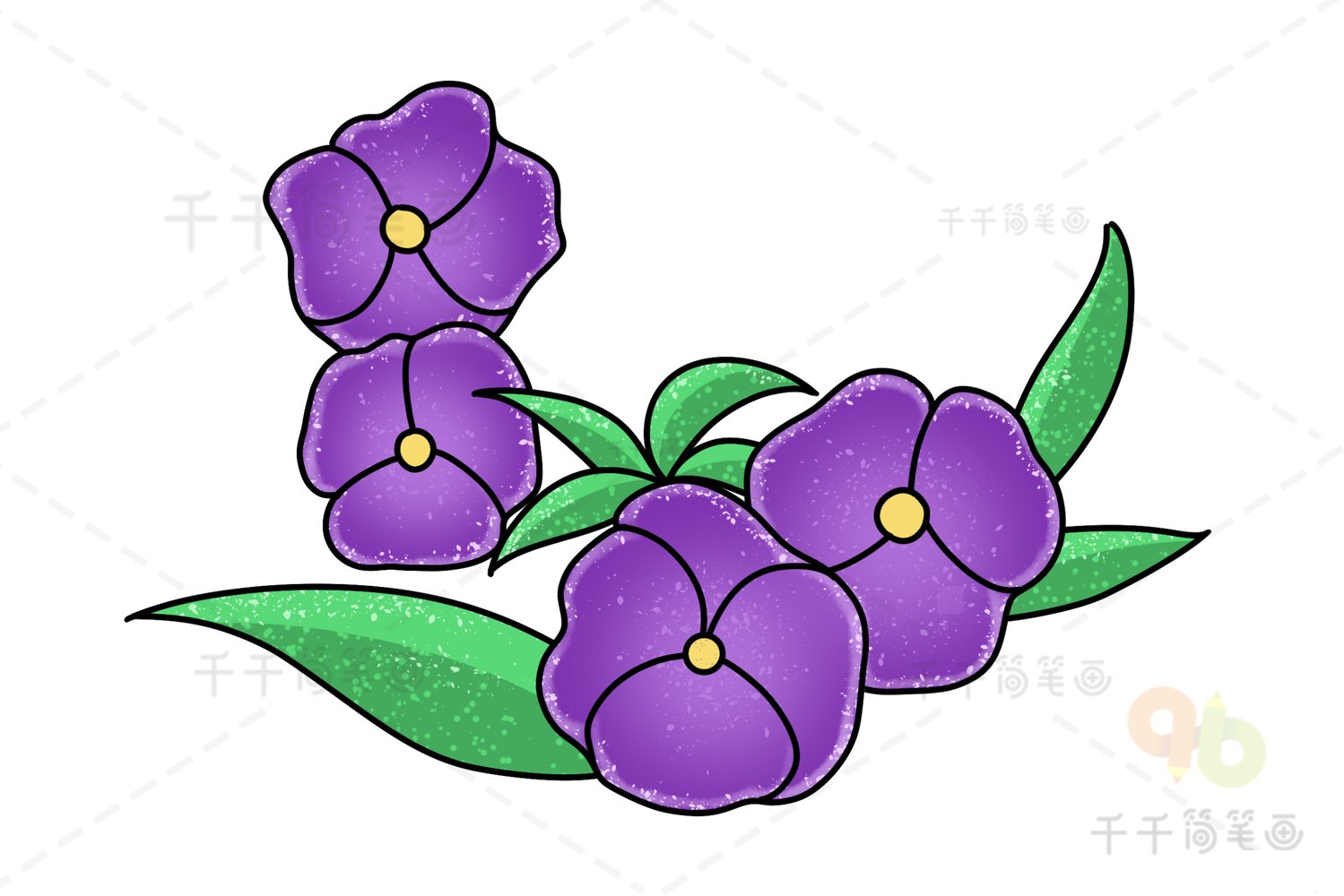 附子花簡(jiǎn)筆畫