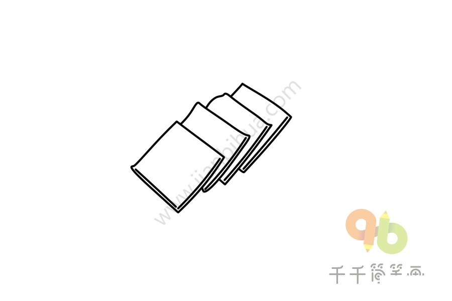 豆干簡筆畫畫法