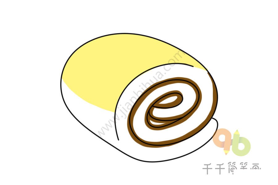 豆沙糍粑簡(jiǎn)筆畫