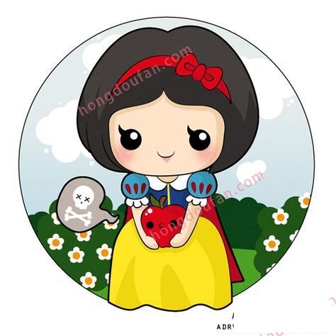 白雪公主 迪士尼白雪公主簡筆畫大全 簡筆畫 第10張