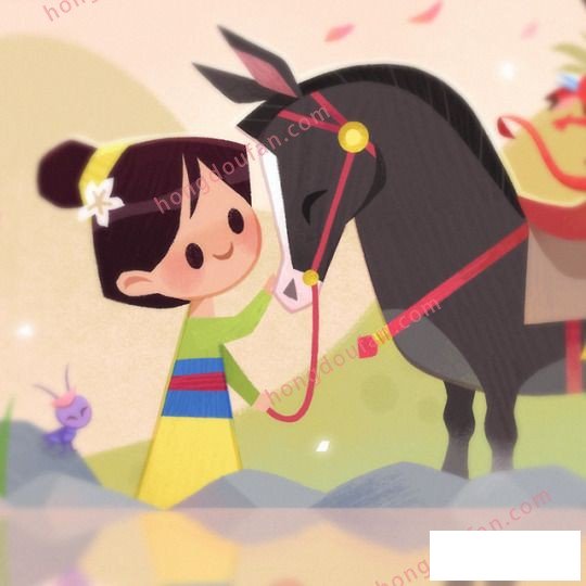 花木蘭 迪士尼公主簡(jiǎn)筆畫大全 簡(jiǎn)筆畫 第10張