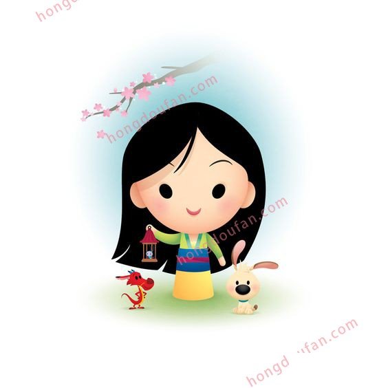 花木蘭 迪士尼公主簡(jiǎn)筆畫大全 簡(jiǎn)筆畫 第7張