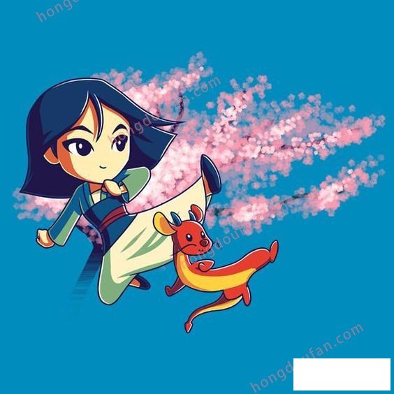 花木蘭 迪士尼公主簡(jiǎn)筆畫大全 簡(jiǎn)筆畫 第2張