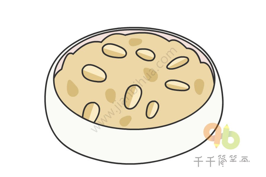 燕麥片簡筆畫