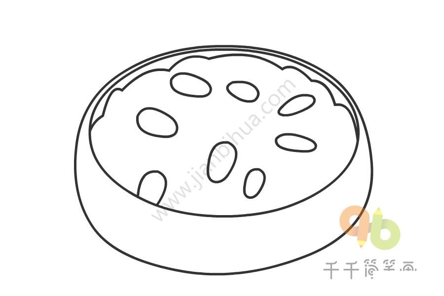 燕麥片簡筆畫細節(jié)
