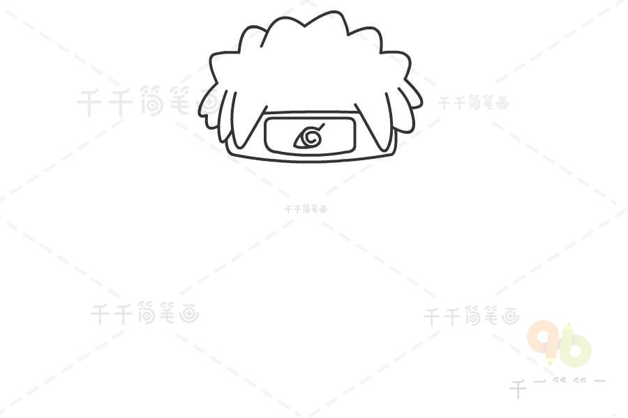怎么畫鳴人