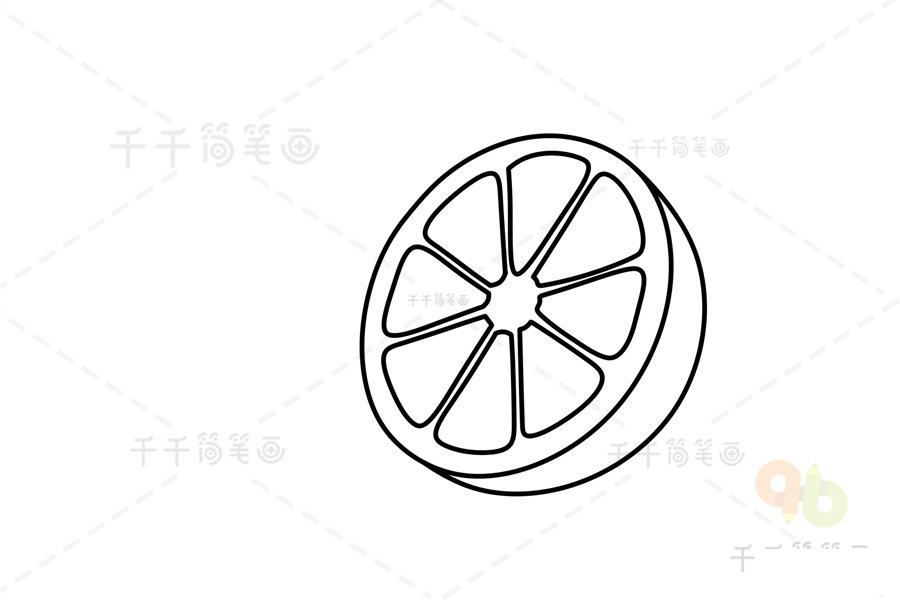 第二步：添加葡萄柚的細(xì)節(jié)