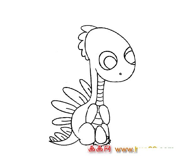 恐龍寶寶【簡(jiǎn)筆畫】5