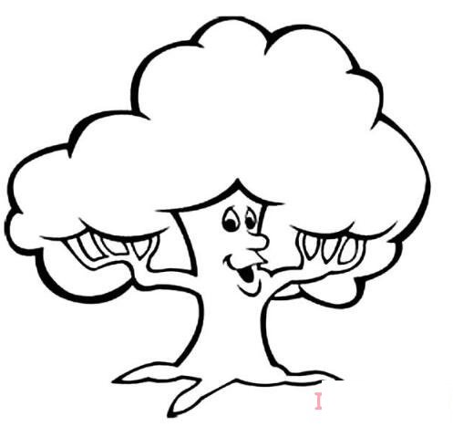 怎么畫卡通大樹簡筆畫簡單好看