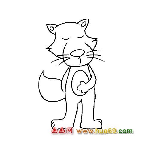 驕傲的大灰狼(簡(jiǎn)筆畫)1