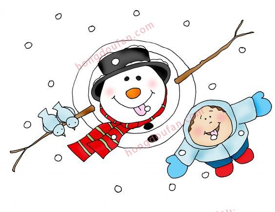 下雪 雪人簡(jiǎn)筆畫大全 簡(jiǎn)筆畫 第4張