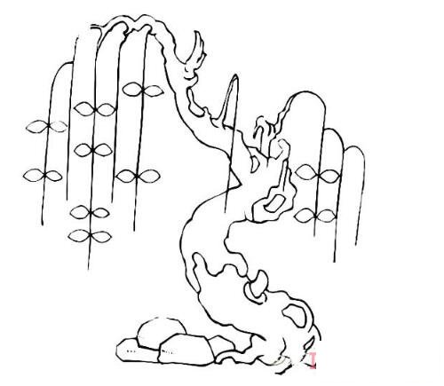 幼兒園簡單柳樹簡筆畫怎么畫好看
