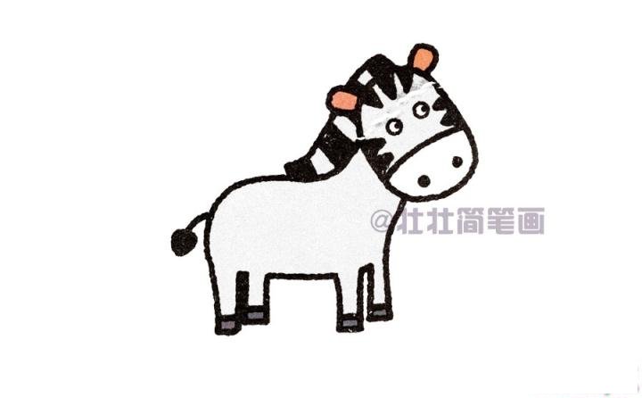 馬簡筆畫畫法_怎么畫馬的簡筆畫