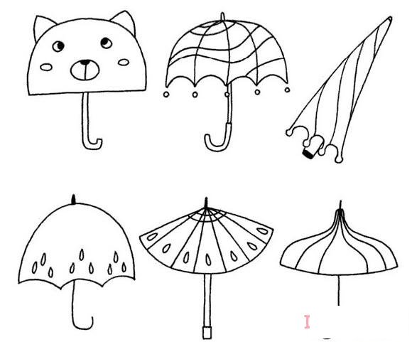 雨傘怎么畫(huà)好看簡(jiǎn)潔 帶步驟圖雨傘簡(jiǎn)筆畫(huà)圖片