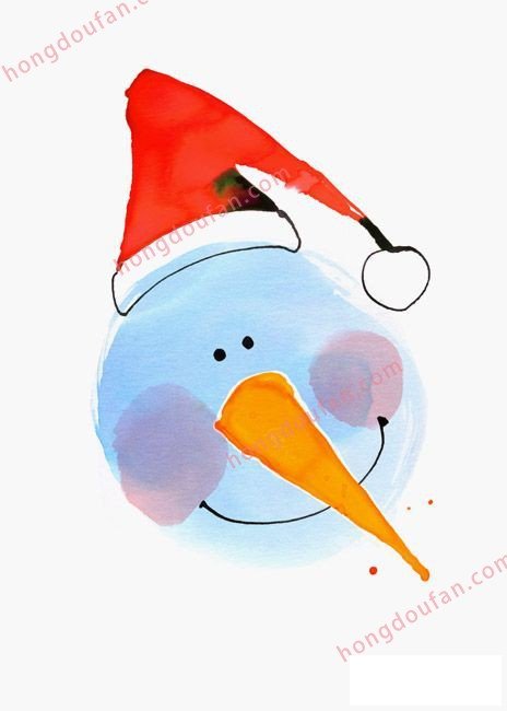 圣誕老人 圣誕雪人 魯?shù)婪蚴フQ節(jié)簡筆畫大全 簡筆畫 第7張