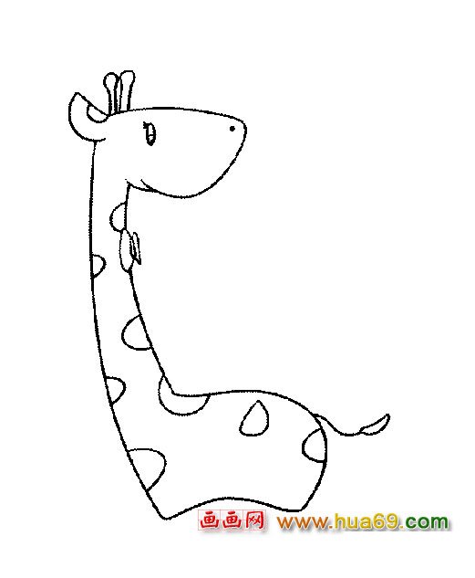 動(dòng)物插畫（長(zhǎng)頸鹿）
