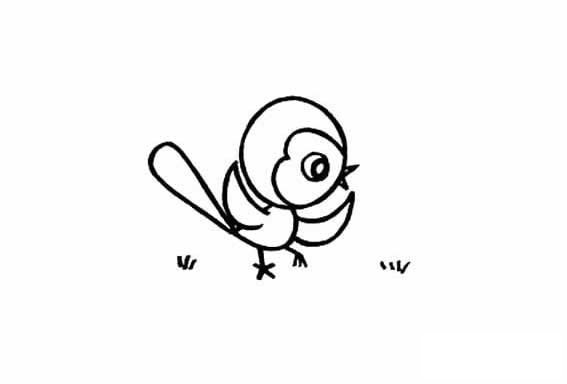 小鳥簡(jiǎn)筆畫圖片大全_超簡(jiǎn)單的鳥兒簡(jiǎn)筆畫圖片素材