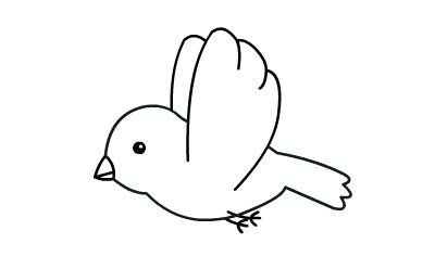 小鳥簡(jiǎn)筆畫圖片大全_超簡(jiǎn)單的鳥兒簡(jiǎn)筆畫圖片素材