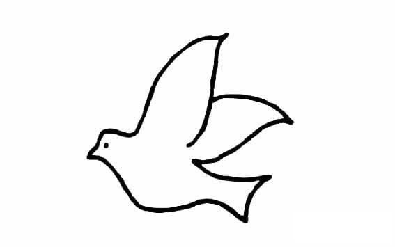 小鳥簡(jiǎn)筆畫圖片大全_超簡(jiǎn)單的鳥兒簡(jiǎn)筆畫圖片素材