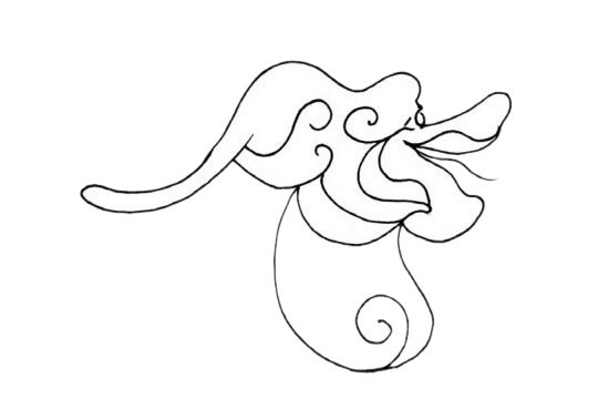 貔貅簡筆畫圖片大全作品五