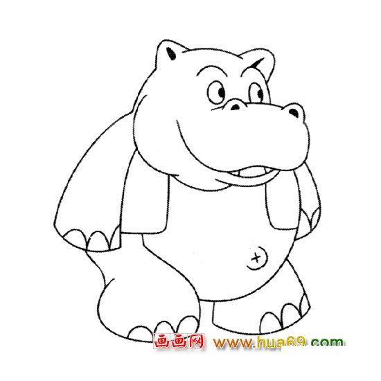 鸚鵡卡通畫