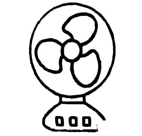 夏天電風(fēng)扇的畫法步驟教程簡單