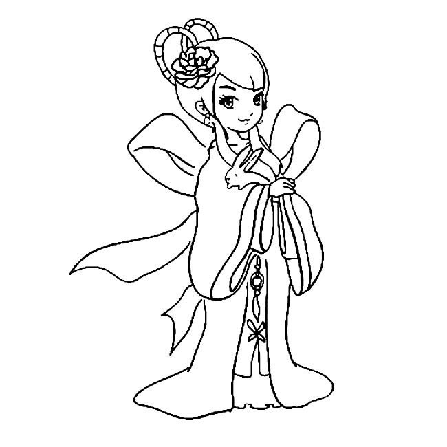 嫦娥簡(jiǎn)筆畫大全