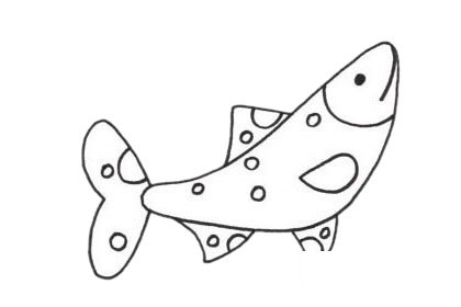 沙丁魚簡筆畫圖片大全作品五